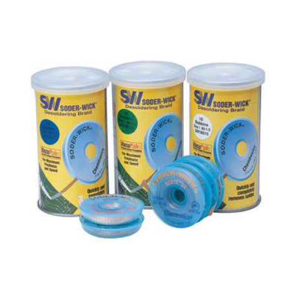 Chemtronics 50-2-25 Soder-Wick Desoldering Braid, 25' YELLOW – Fosco